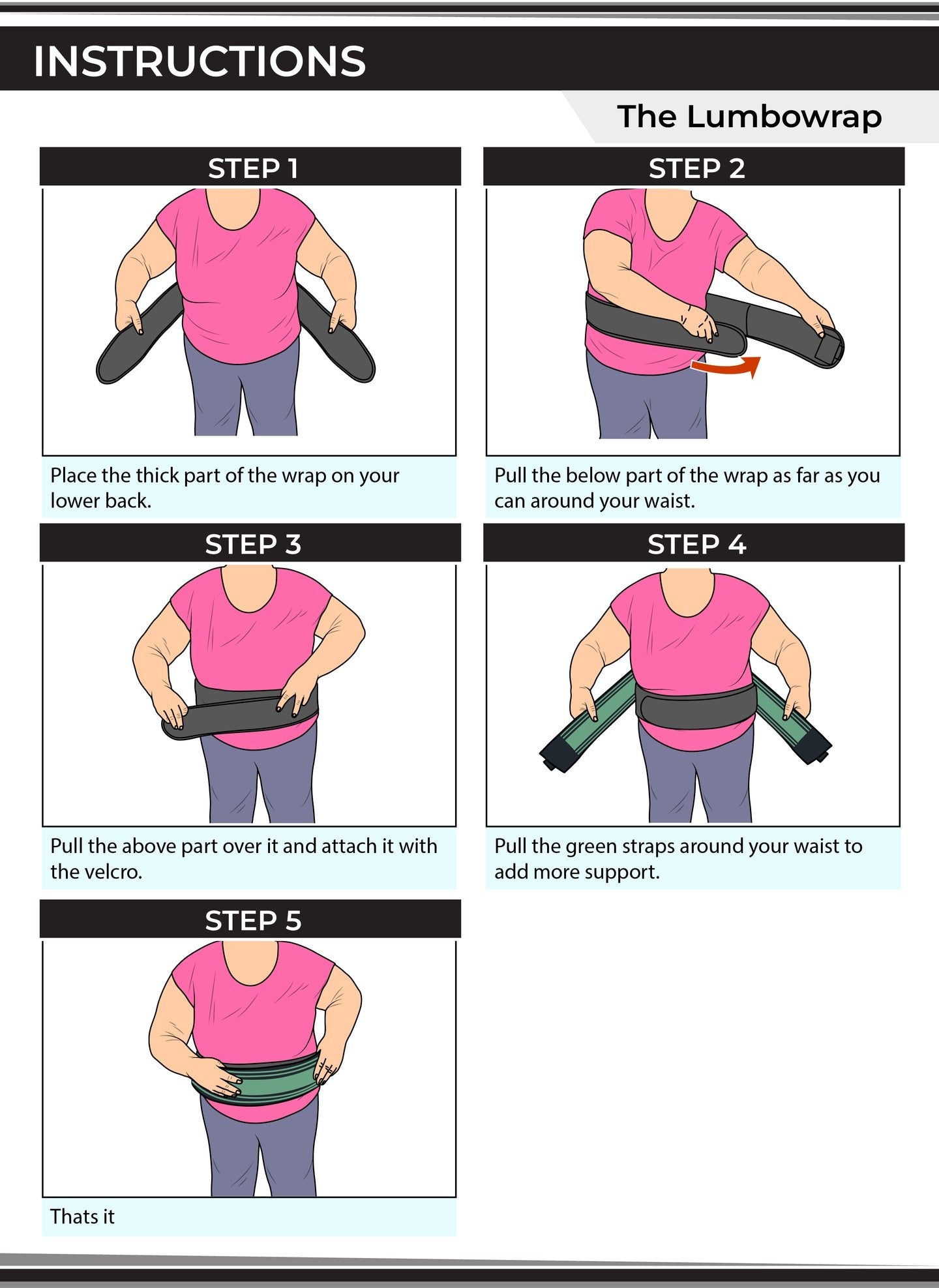 Avera® Dual-Compression Back & Hips Stability Brace